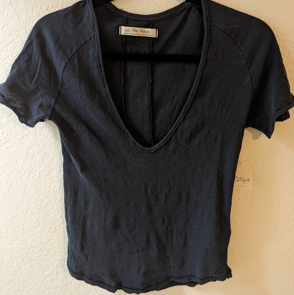 Free people sunny days ahead cotton t shirt